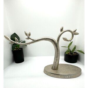 Hallmark Silver Family Tree Jewelry Stand 'Love Never Skips A Generation'